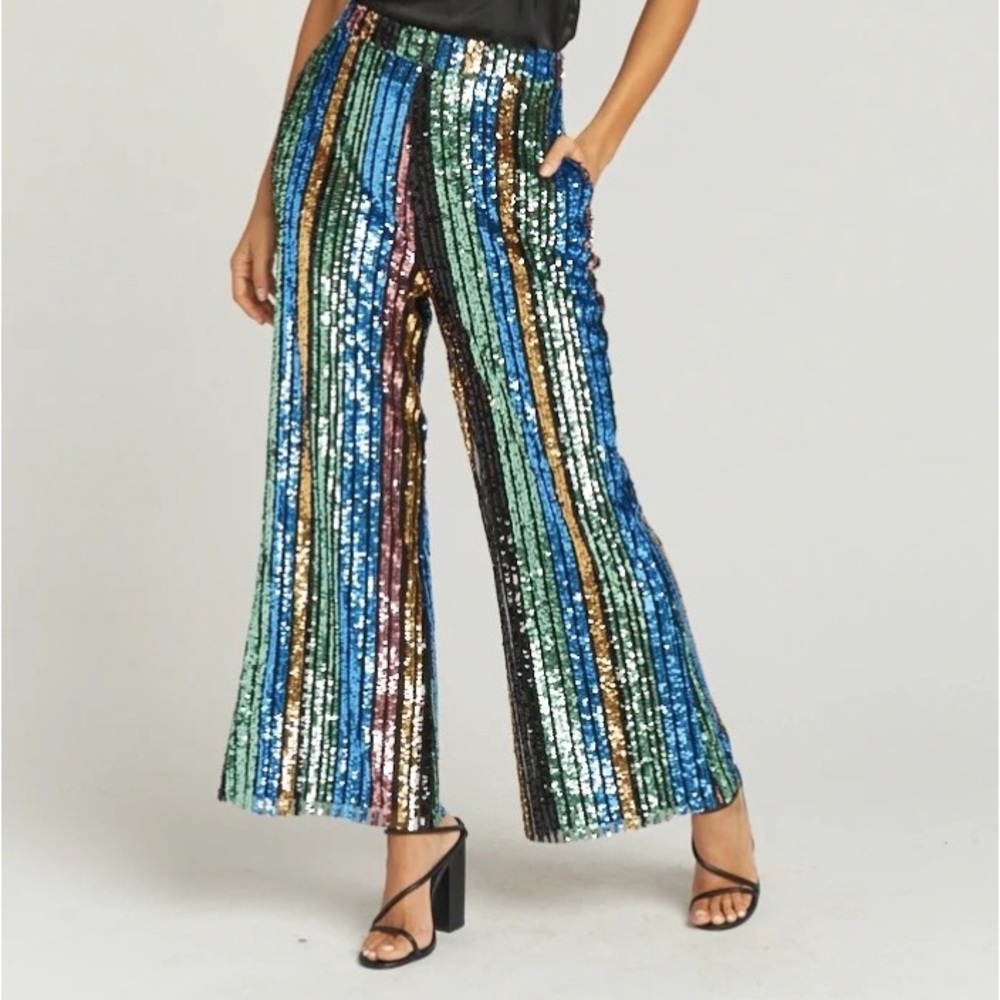 Show Me Your MuMu Multicolor Sequin Pants